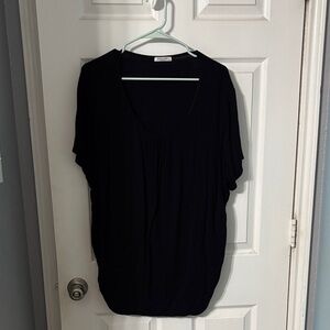 Elegant Black Women's Maternity Blouse
